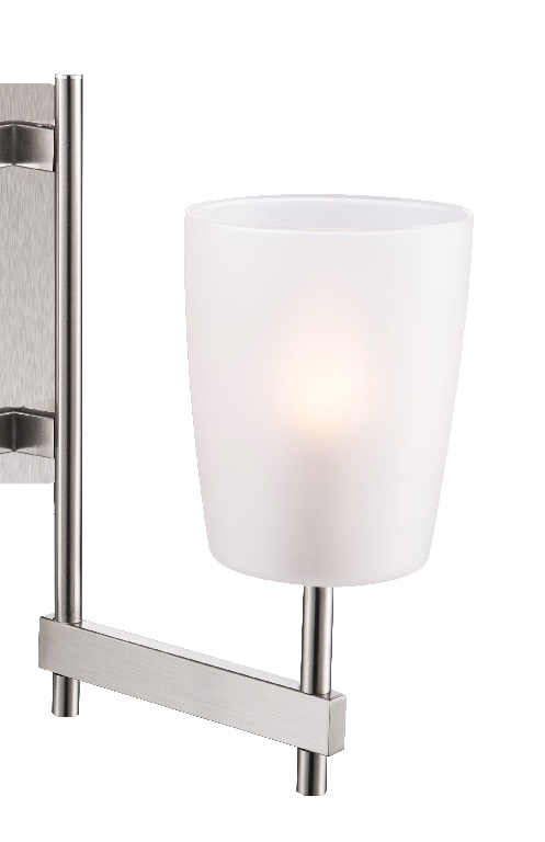 Aplica dubla Quadryx GOODHOME, E14, 28W, IP20, alb/argintiu