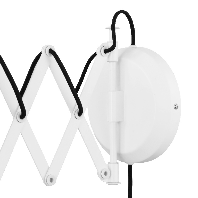 Aplica de perete GOODHOME Yarra, bec incandescent, E27, 40W, alb