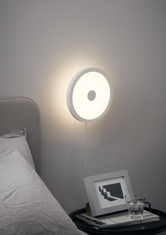Aplica LED GOODHOME Azagny, 25W, 1500lm, intensitate variabila, alb