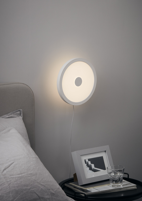 Aplica LED GOODHOME Azagny, 25W, 1500lm, intensitate variabila, alb