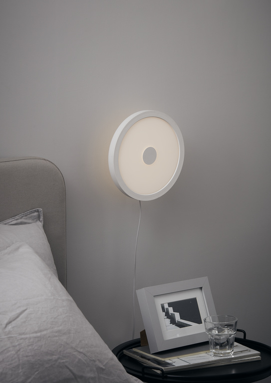 Aplica LED GOODHOME Azagny, 25W, 1500lm, intensitate variabila, alb