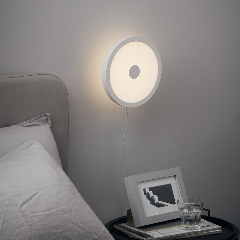 Aplica LED GOODHOME Azagny, 25W, 1500lm, intensitate variabila, alb
