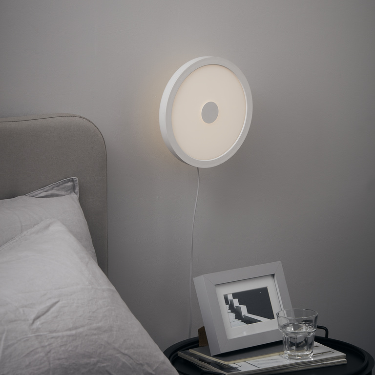 Aplica LED GOODHOME Azagny, 25W, 1500lm, intensitate variabila, alb