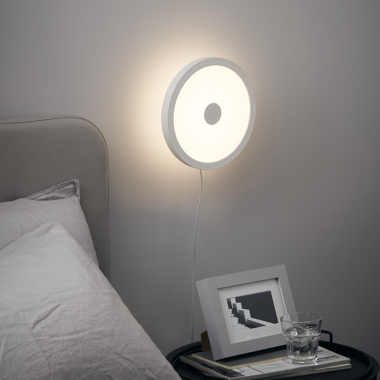 Aplica LED GOODHOME Azagny, 25W, 1500lm, intensitate variabila, alb