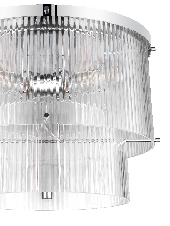 Pendul GOODHOME, 28W, E27, argintiu