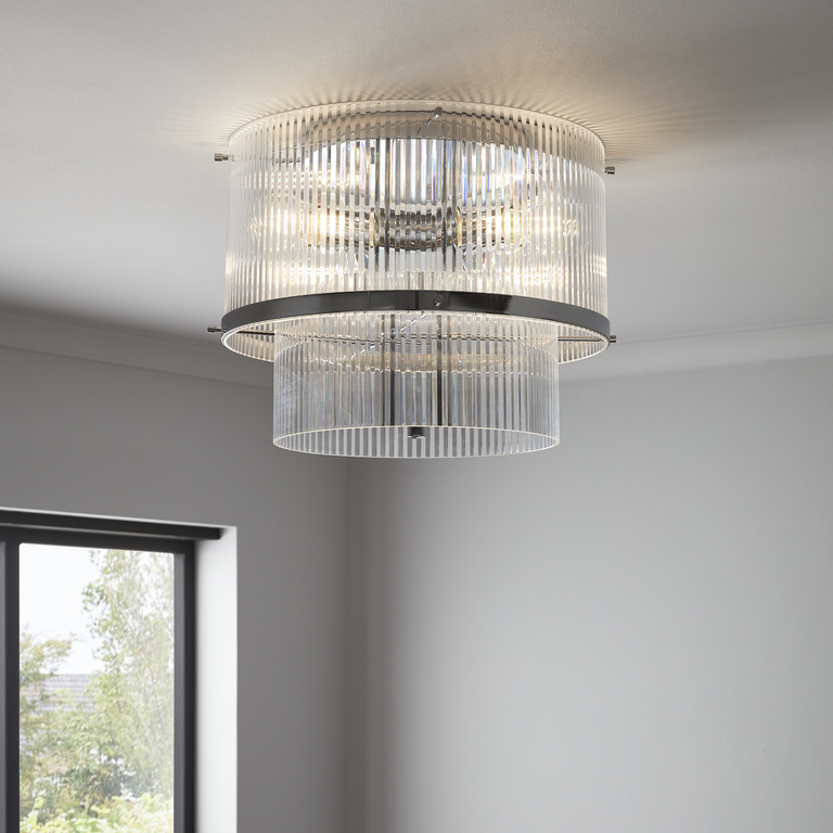 Pendul GOODHOME, 28W, E27, argintiu