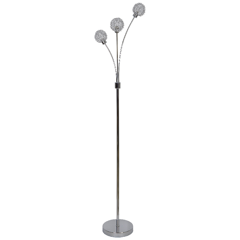 Lampadar Argintiu, G9, 40 W, 165 cm  GoodHome Phaidros