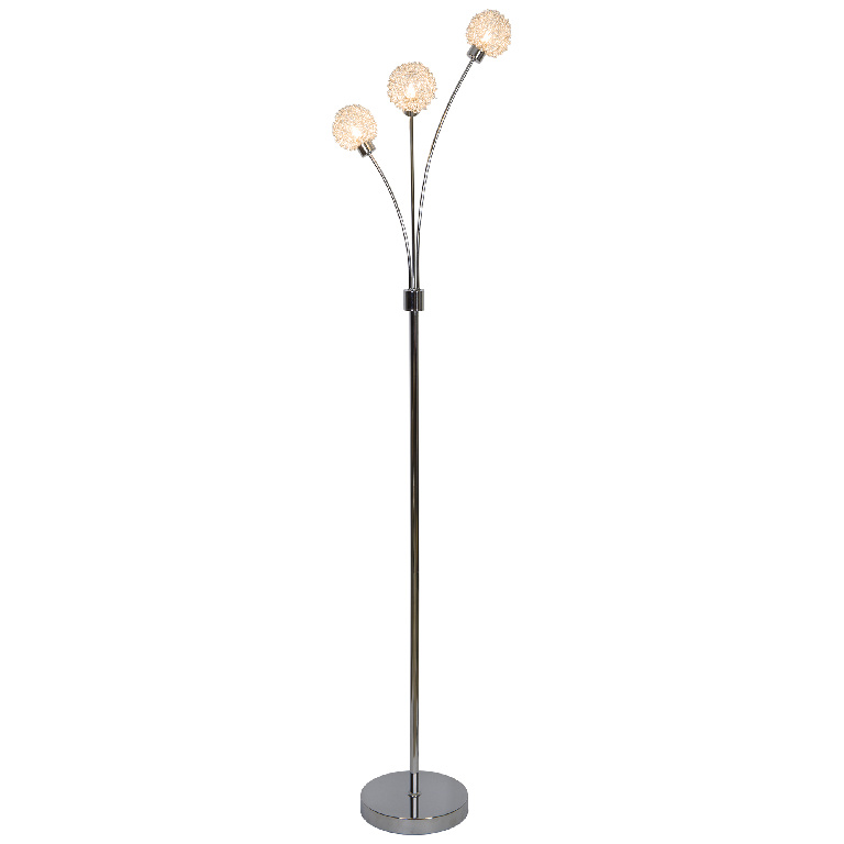 Lampadar Argintiu, G9, 40 W, 165 cm  GoodHome Phaidros
