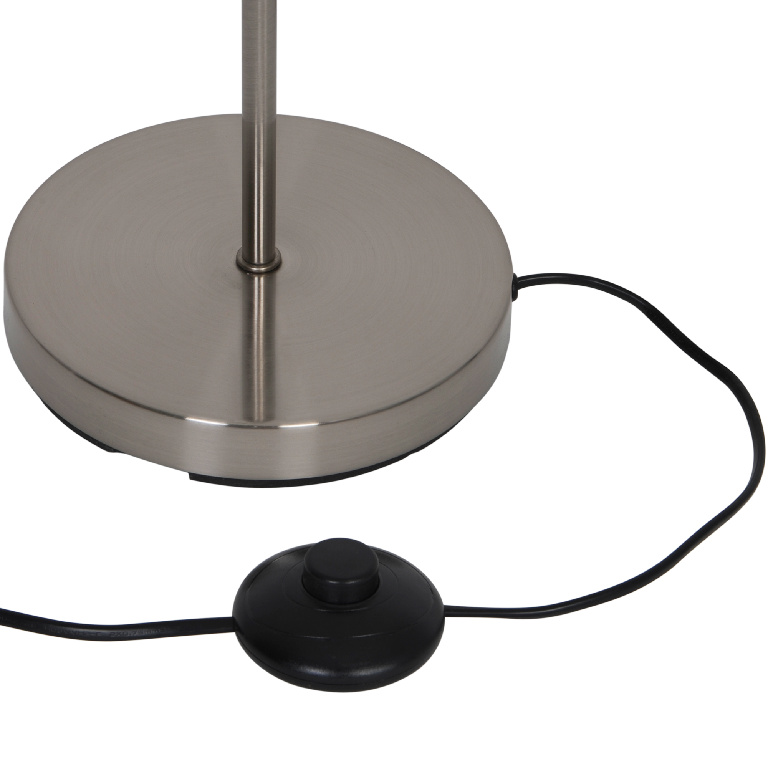 Lampadar Argintiu, E27, 10 W, 165 cm GoodHome Hentage
