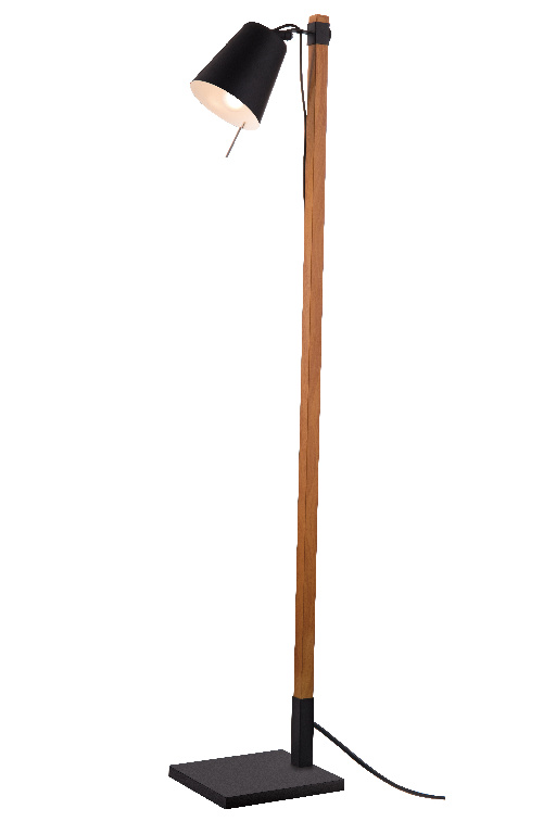 Lampadar GOODHOME Menonry, 40W, E27, 165cm, negru