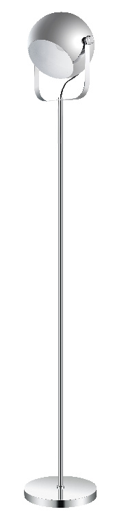 Lampadar GOODHOME Roccheta, 42W, E27, argintiu