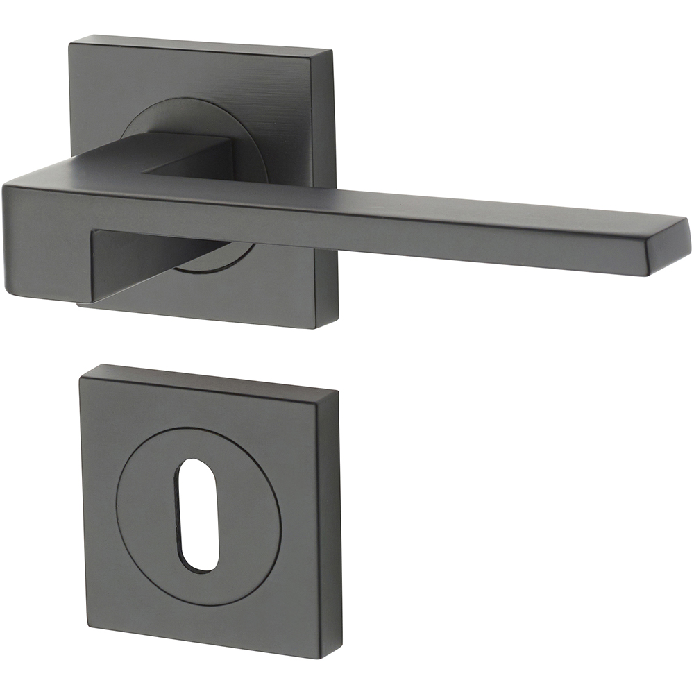 Set manere cu rozete YALE Falcon, zinc, negru