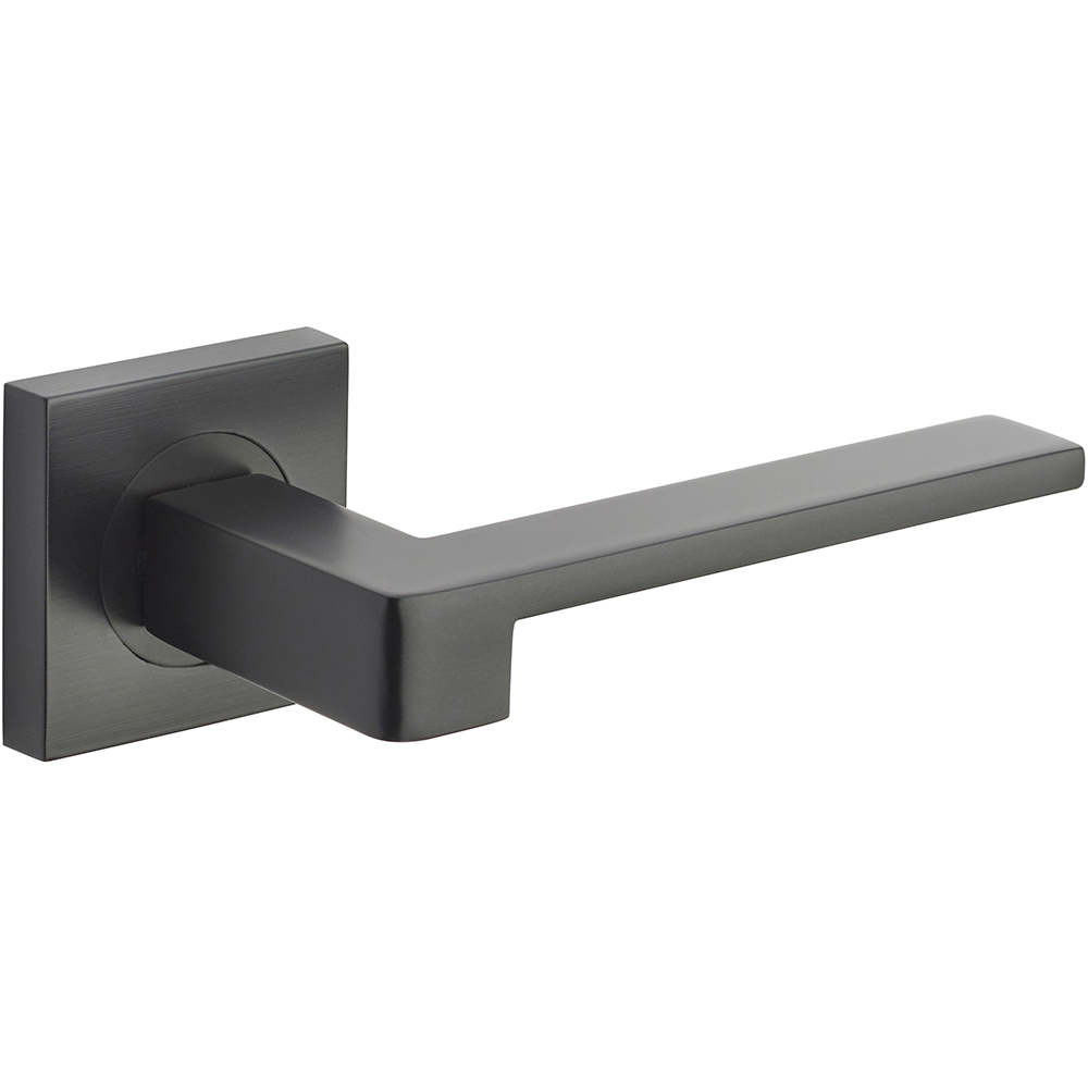 Set manere cu rozete YALE Falcon, zinc, negru