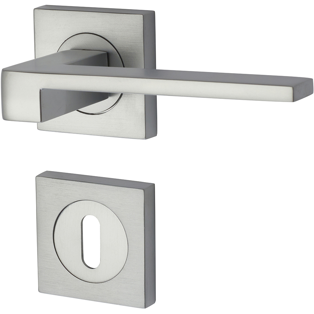 Set manere cu rozete YALE Falcon, zinc, crom