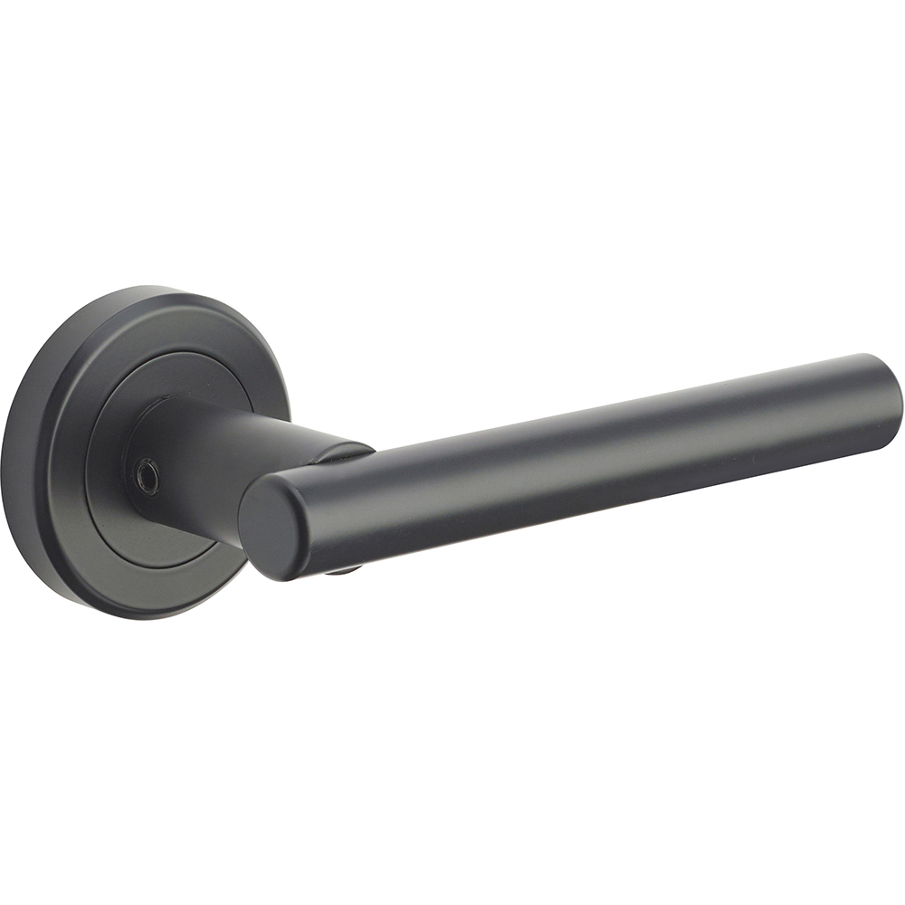 Set manere cu rozete YALE Kestral, zinc, negru