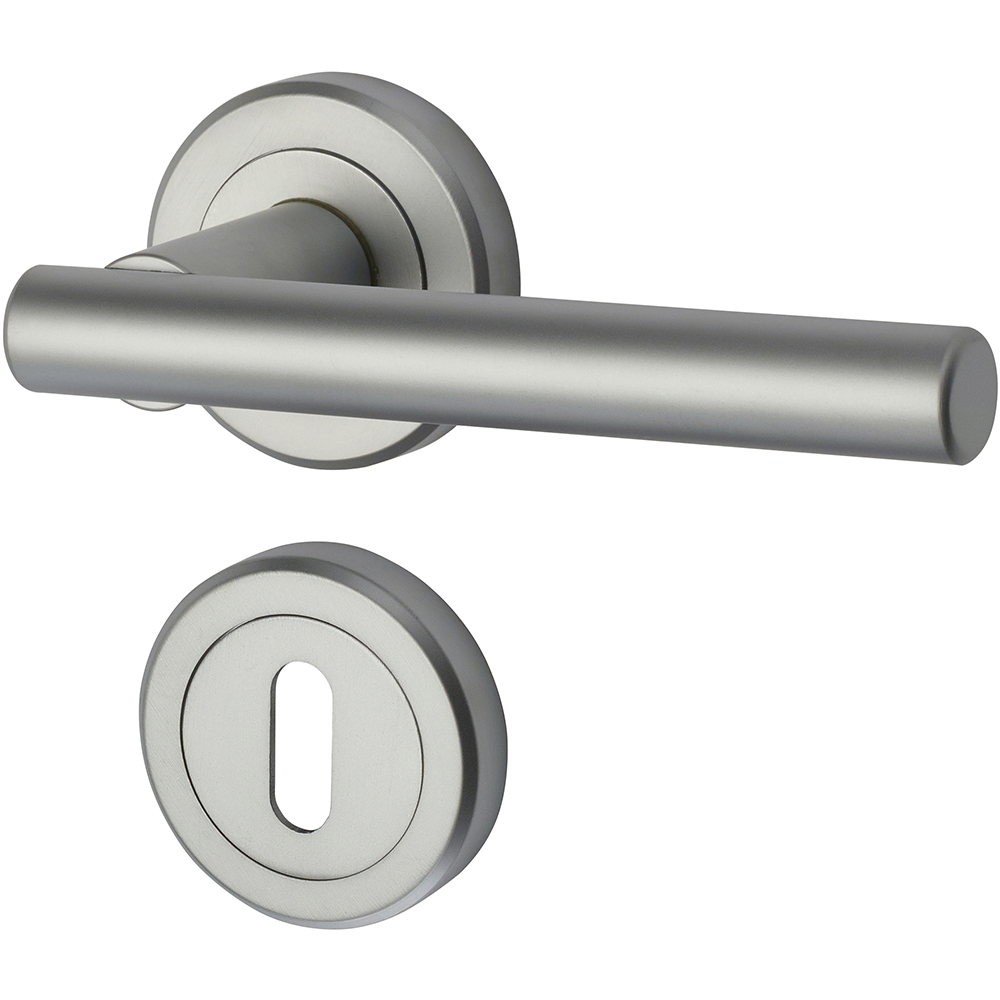 Set manere cu rozete YALE Kestral, zinc, crom