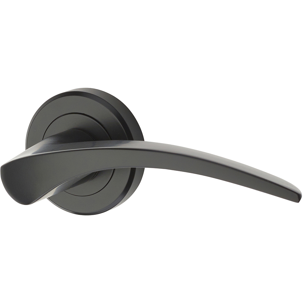 Set manere cu rozete YALE Kite, zinc, negru