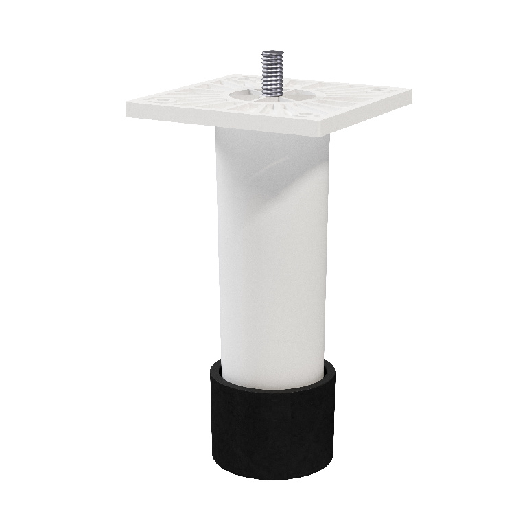 Picioare Reglabile Inalte Alb, 12 cm  GoodHome Atomia