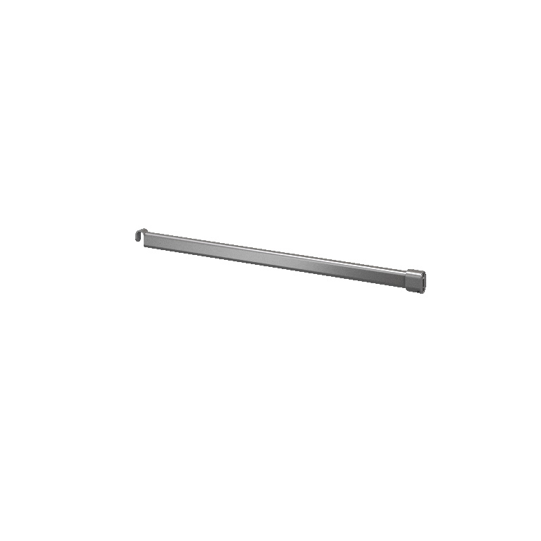Colt bara suspendata GoodHome Atomia, gri, otel, 59.7 cm