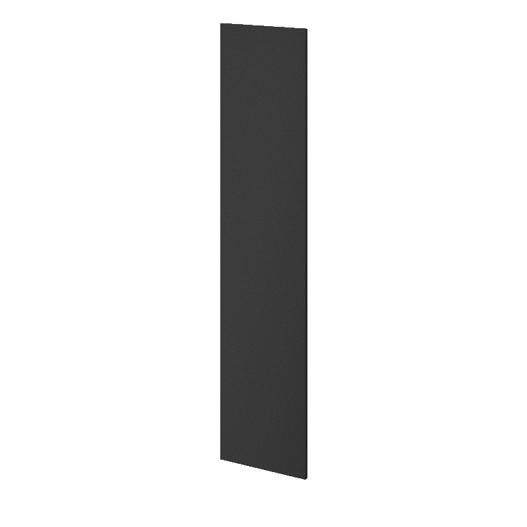 Usa dresing, antracit, mat, 37.5x187.5 cm  GoodHome Atomia