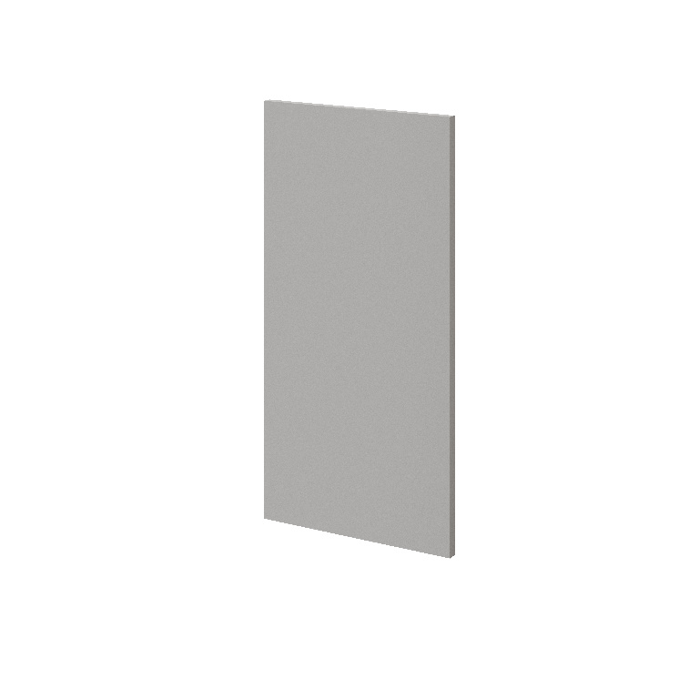 Front dresing GoodHome Atomia, gri deschis, mat, 37.2 x 74.7 cm