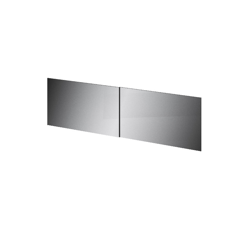 Usa Culisanta, cu oglinda, argintiu, 200 cm  GoodHome Atomia