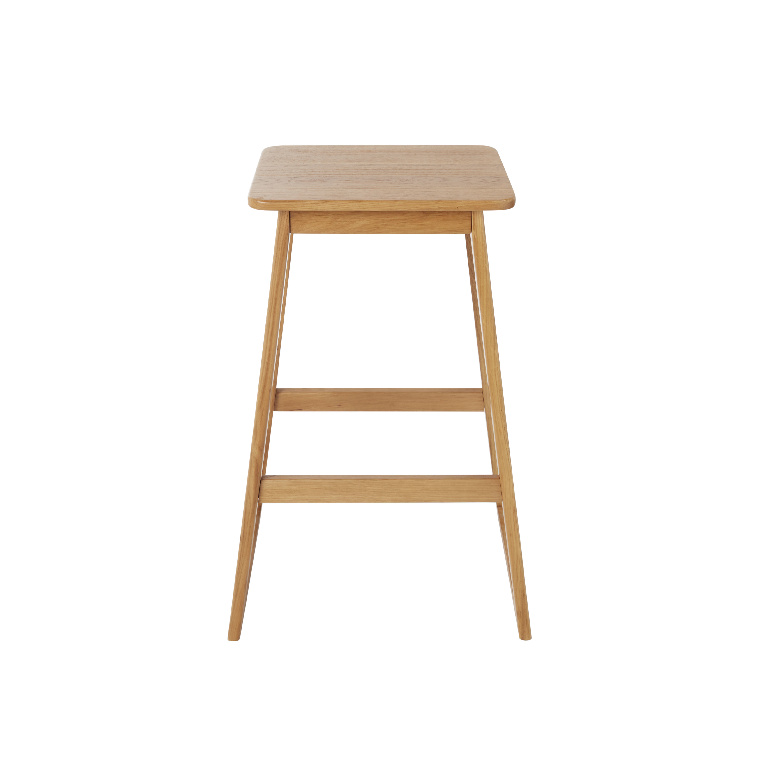 Scaun bar GoodHome Korlan, 47 x 39.5 x 70 cm, stejar