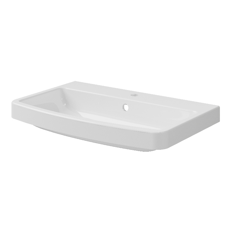 Lavoar GOODHOME, rasina, alb, 45.9x13.2x70.3 cm