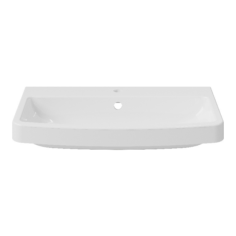 Lavoar GOODHOME, rasina, alb, 45.9x13.2x70.3 cm