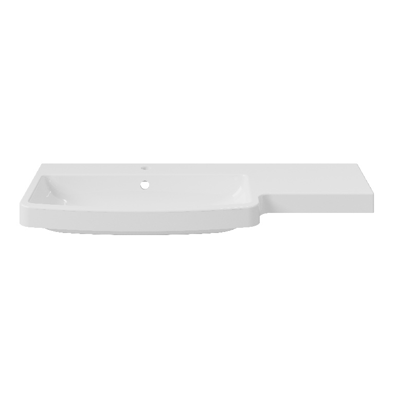 Lavoar GOODHOME, rasina, alb, 105.5x13.2x45.9 cm