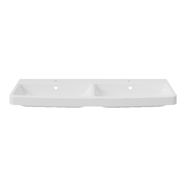 Lavoar GOODHOME, rasina, alb, 120.5x13.2x46.9 cm