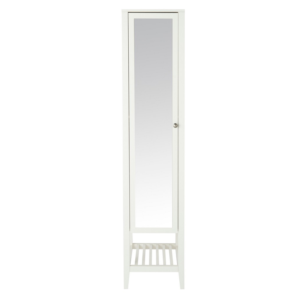 Dulap baie GoodHome Perma, 185 x 40 x 36 cm, alb