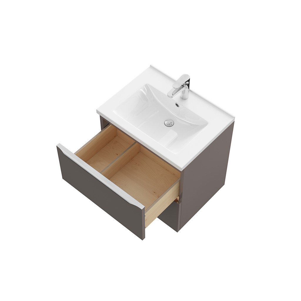 Masca lavoar GoodHome Imandra, suspendata, 60 x 45 x 60 cm, taupe