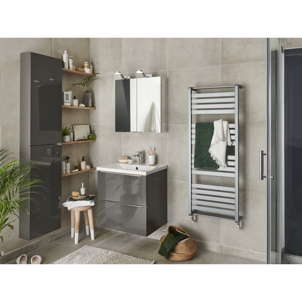Masca lavoar GoodHome Imandra, suspendata, 60 x 45 x 60 cm, taupe