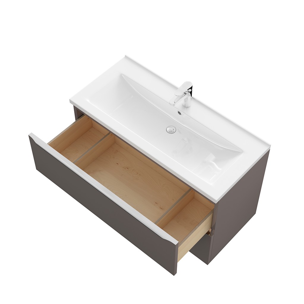 Masca lavoar GoodHome Imandra, suspendata, 100 x 45 x 60 cm, taupe