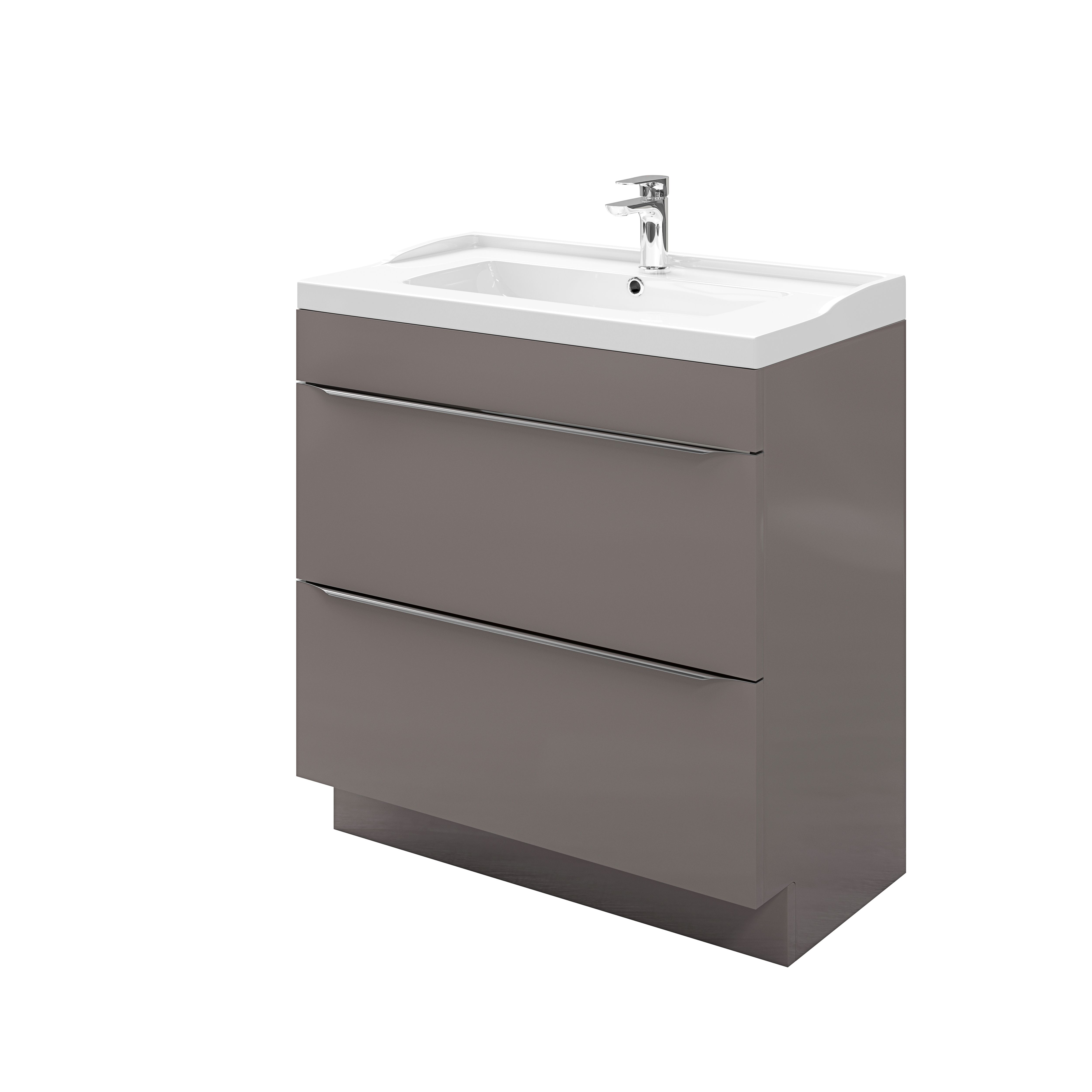 Masca lavoar GoodHome Imandra, 80 x 45 x 82 cm, taupe