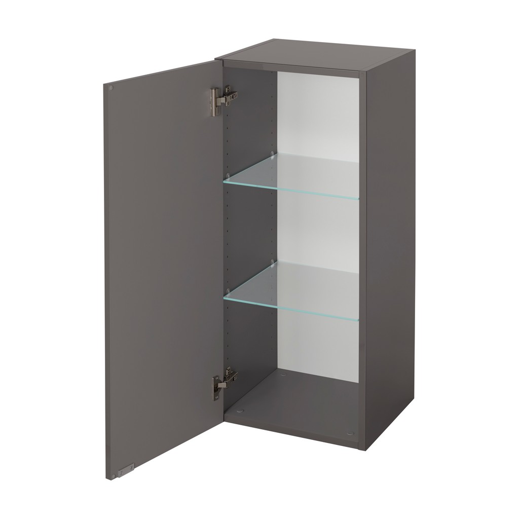 Dulap baie GoodHome Imandra, suspendat, 40 x 36 x 90 cm, taupe