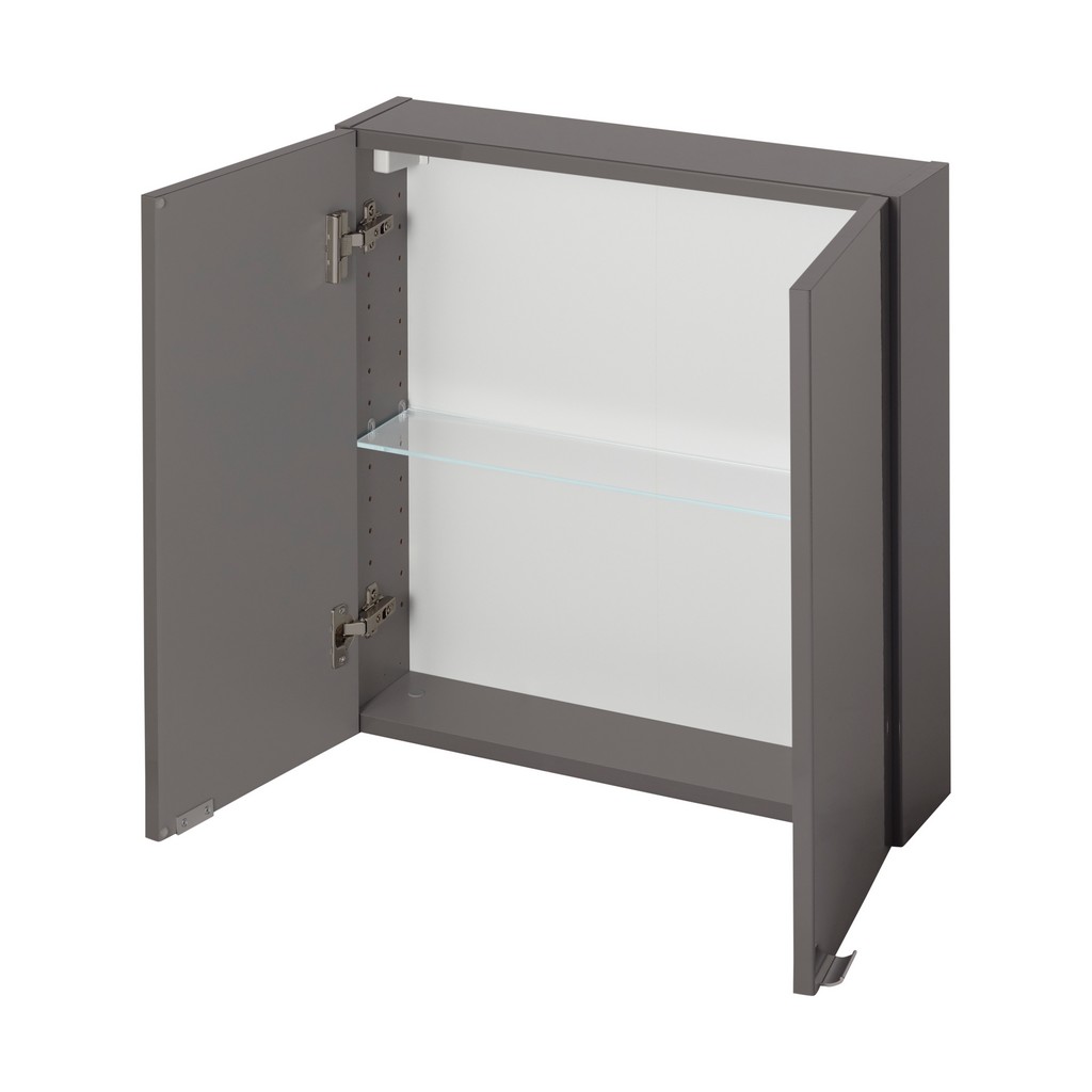 Dulap baie GoodHome Imandra, suspendat, 60 x 15 x 60 cm, taupe