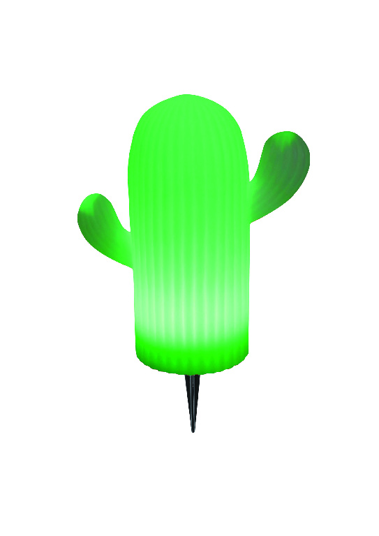 Lampa solara LED BLOOMA, 0.8 W, plastic, alb