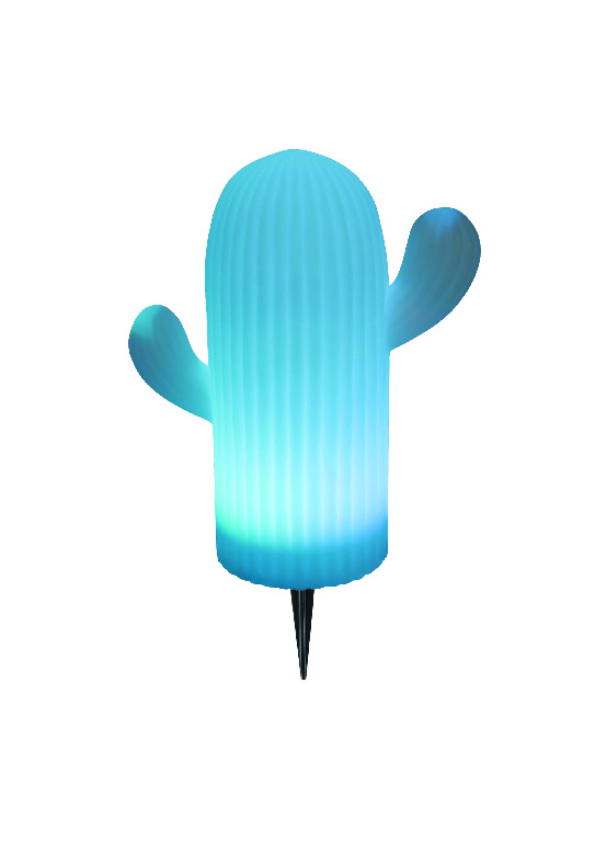 Lampa solara LED BLOOMA, 0.8 W, plastic, alb