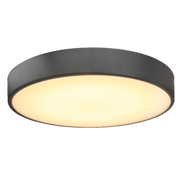 Plafoniera LED GOODHOME Wapta, 40W, 1200lm, intensitate reglabila, negru