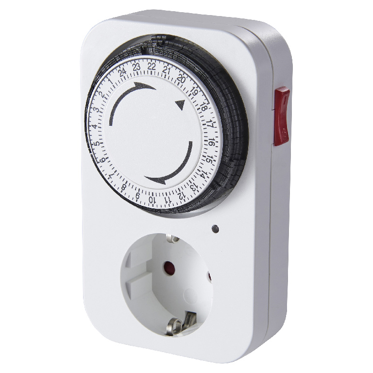 Priza programabila mecanica 24h 15 min, 16A, ABS, alb