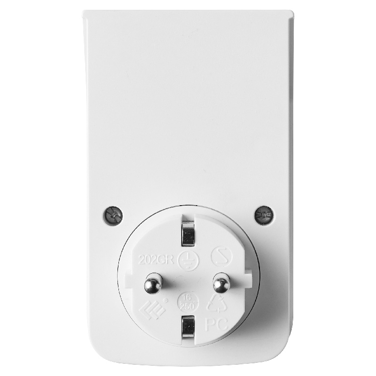 Priza programabila digitala, 3000W, 16A, policarbonat, alb