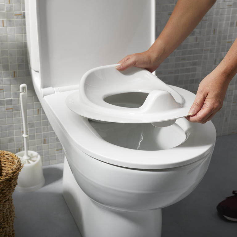 Capac WC cu reductor GOODHOME Yalu, polipropilena, alb