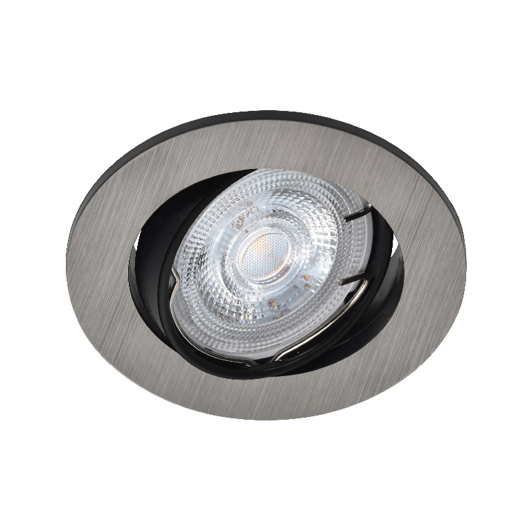 Set 10 spoturi LED, 3.9W, 230lm, 2700K, crom