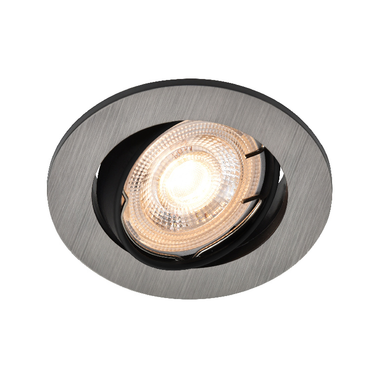 Set 10 spoturi LED, 3.9W, 230lm, 2700K, crom