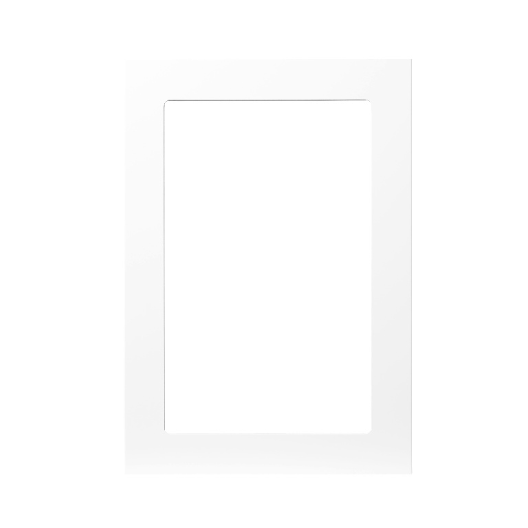 Front usa GOODHOME Balsamita, pal, 49.7 x 71.5 x 1.6 cm, alb mat