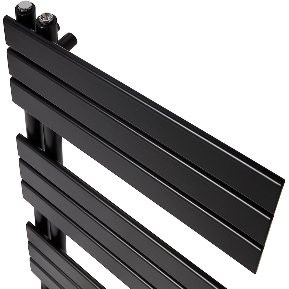 Calorifer baie portprosop GOODHOME Boxwood UC1200500BM, otel, 500 x 1200 mm, negru