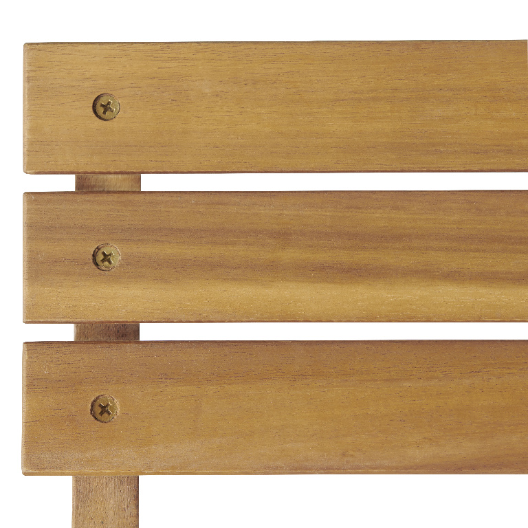 Scaun terasa GOODHOME Virginia, lemn, 38 x 79 x 49 cm, maro