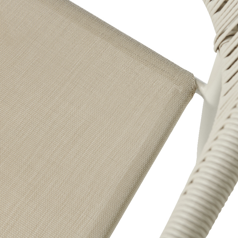 Scaun terasa GOODHOME Coline, aluminiu, bej